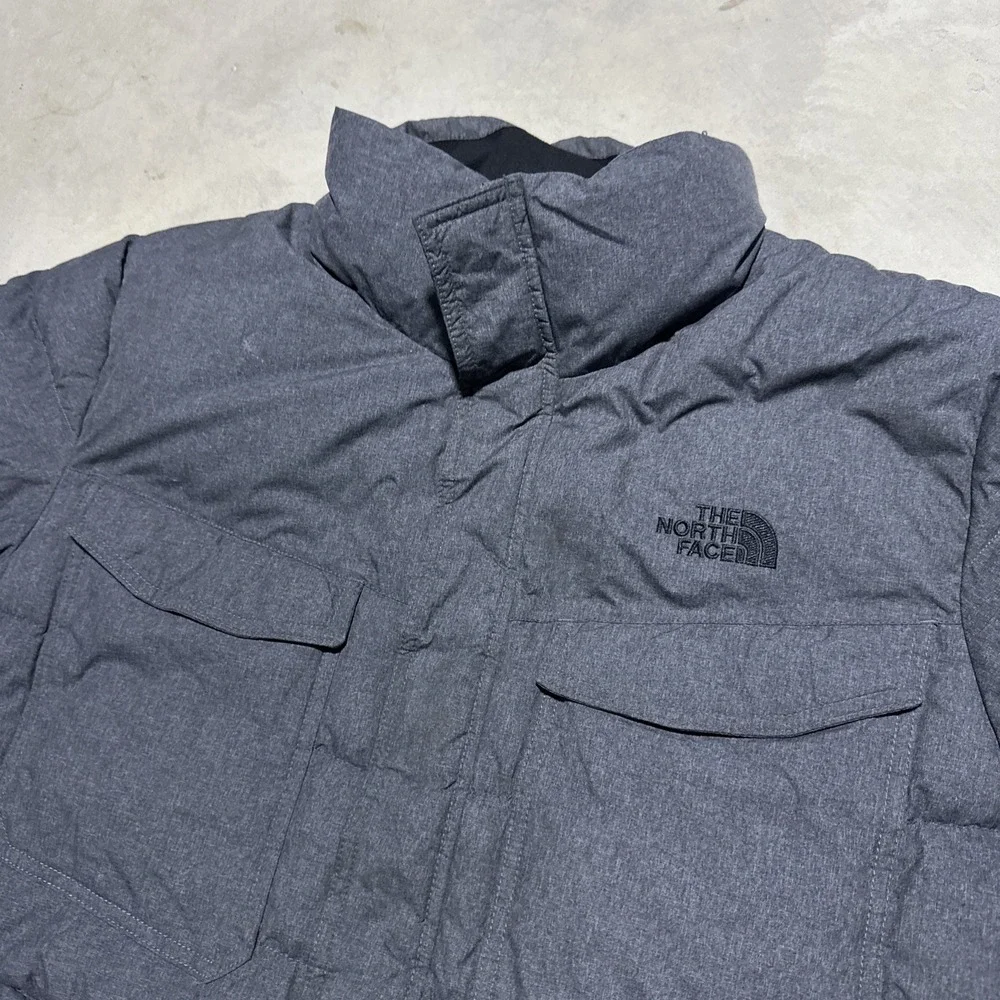 The North Face Far Northern 550 Goose Down Jacket Men's XL Grey Full Zip